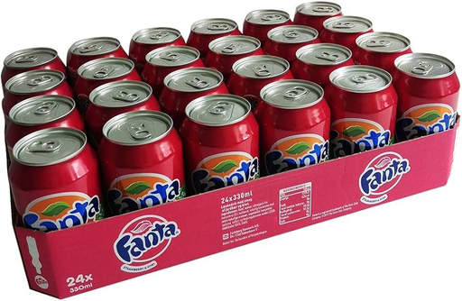 Fanta strawberry cans